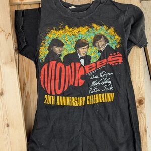 Monkees _ Original 1986 World Tour Shirt Vtg L - Gary Puckett Herman's